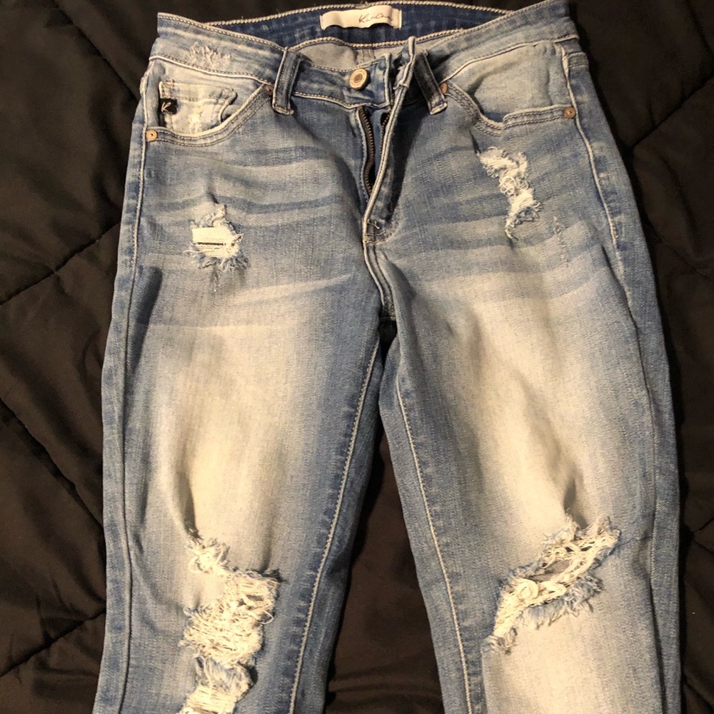 Distressed Kan Can jeans